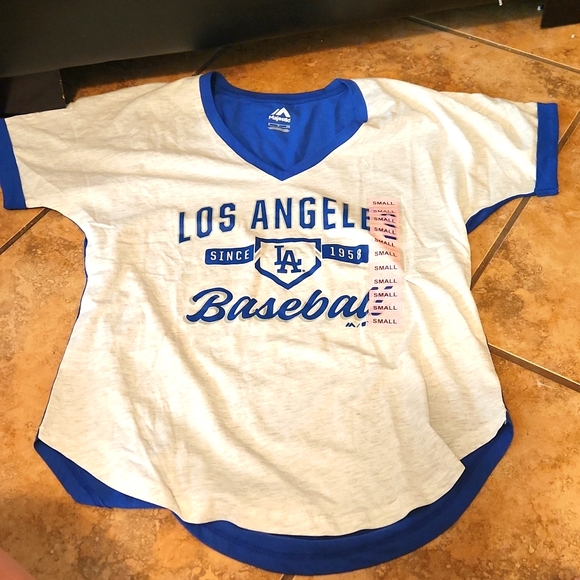 Majestic Los Angeles Dodgers Baseball Tee - Picture 1 of 6